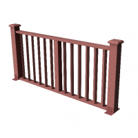 Декоративные ограждения ДПК "Бруклин", Мербау, шлифованное Декоративные ограждения ДПК "Бруклин", Мербау, шлифованное