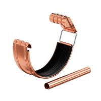 Соединитель желоба с резиновым уплотнителем Медь 150/100 Соединитель желоба с резиновым уплотнителем Медь 150/100